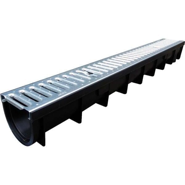 Caniveaux Grille en Acier - Ozaé Graviers Déco