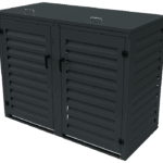 Cache Poubelle Ozaé Graviers Déco, solution esthétique et durable pour cacher vos bacs à ordures