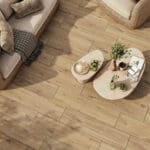 Dalle Céramique KAO - Hazelnut 2 Dalle Céramique KAO Hazelnut Ozaé Graviers Déco, dalle extérieure effet bois crème antidérapante