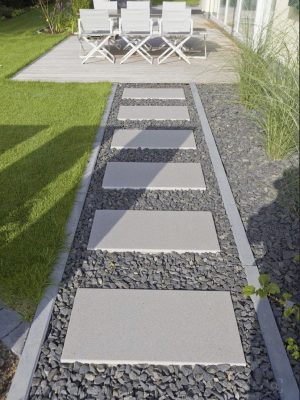 DALLE BETON PROJETE Blanche 85x50x4cm
